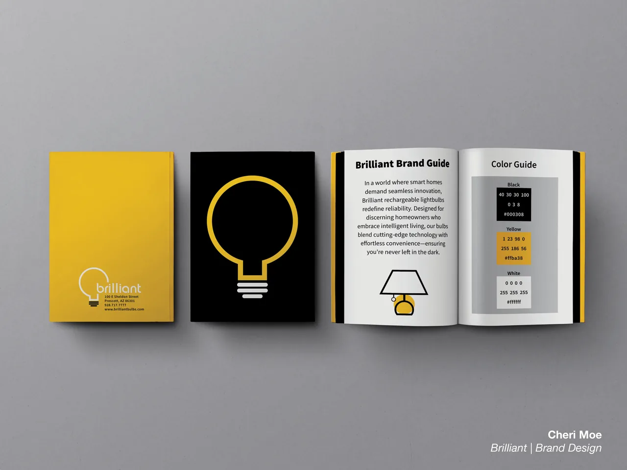 Brilliant brand guide and color guide by Cheri Moe.