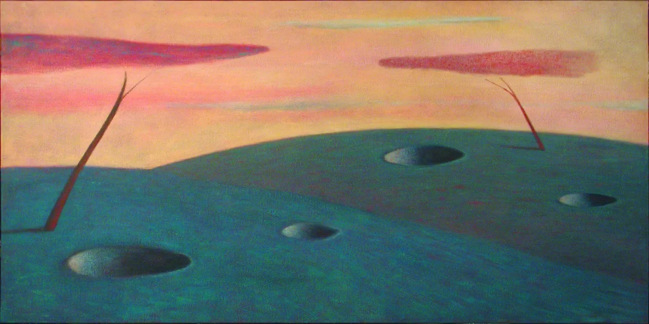 Abstract oil and wax painting titled Memories by Shelley Lowell.