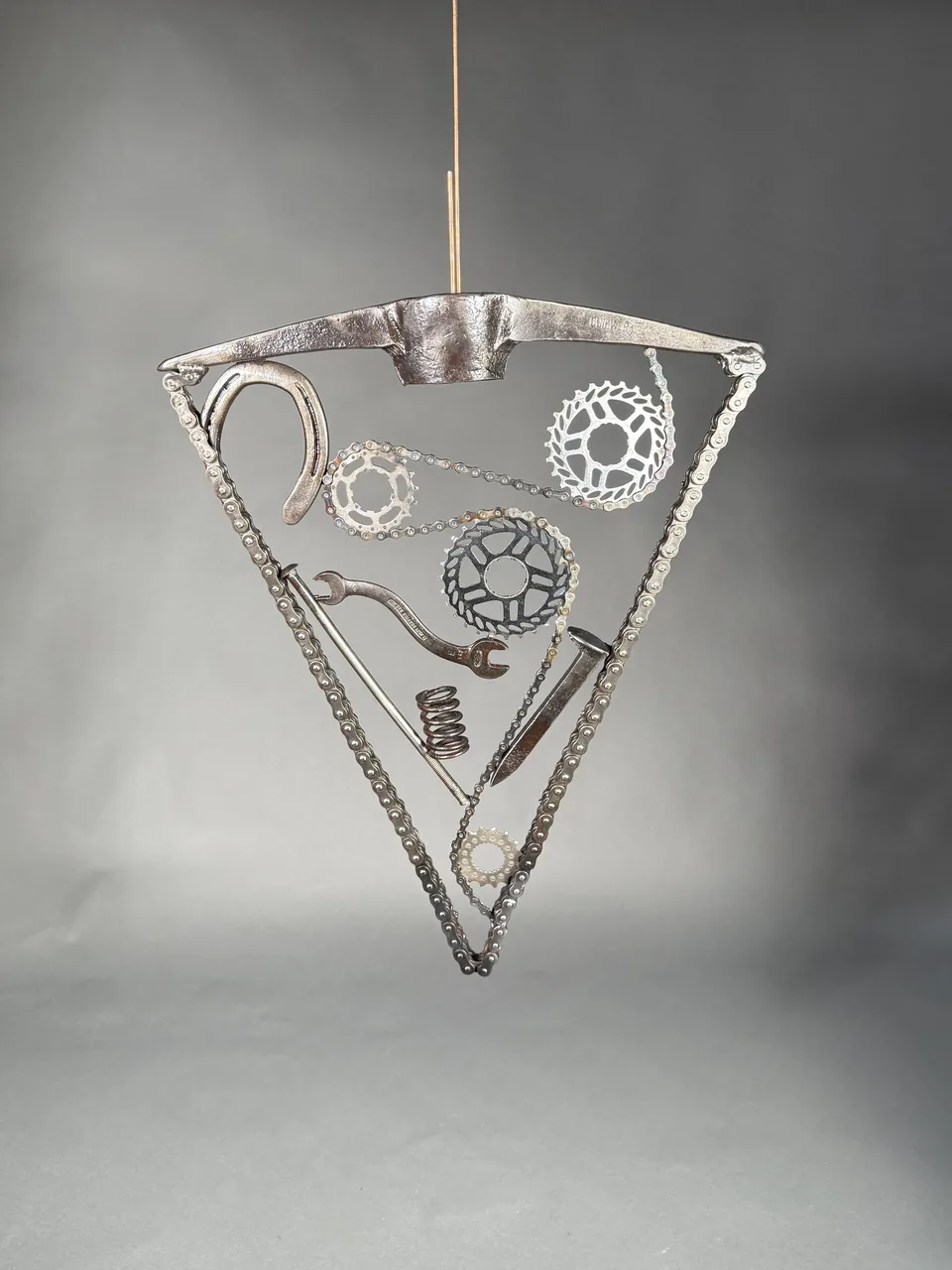 Sculptural work titled The Works by Reeves Holt.